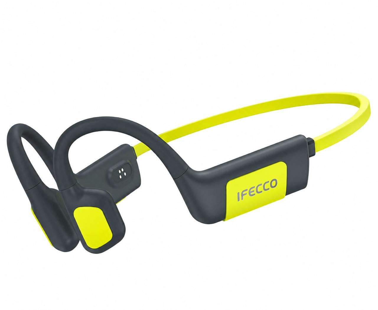 Наушники беспроводные костные для плавания и бега IFECCO X67 с Bluetooth 6.0 32 ГБ памяти MP3-плеером шумоподавления и IP68 Черно-желтый Наушники беспроводные костные для плавания и бега IFECCO X67 с Bluetooth 6.0 32 ГБ памяти MP3-плеером шумоподавления и IP68 Черно-желтый