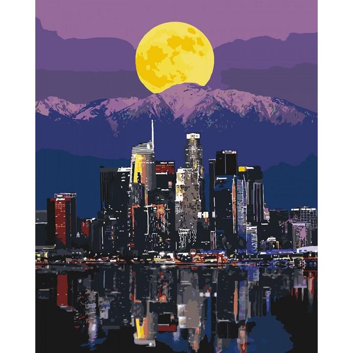 Картина по номерам Ідейка Огни мегаполиса 40х50 см (KHO3565)
