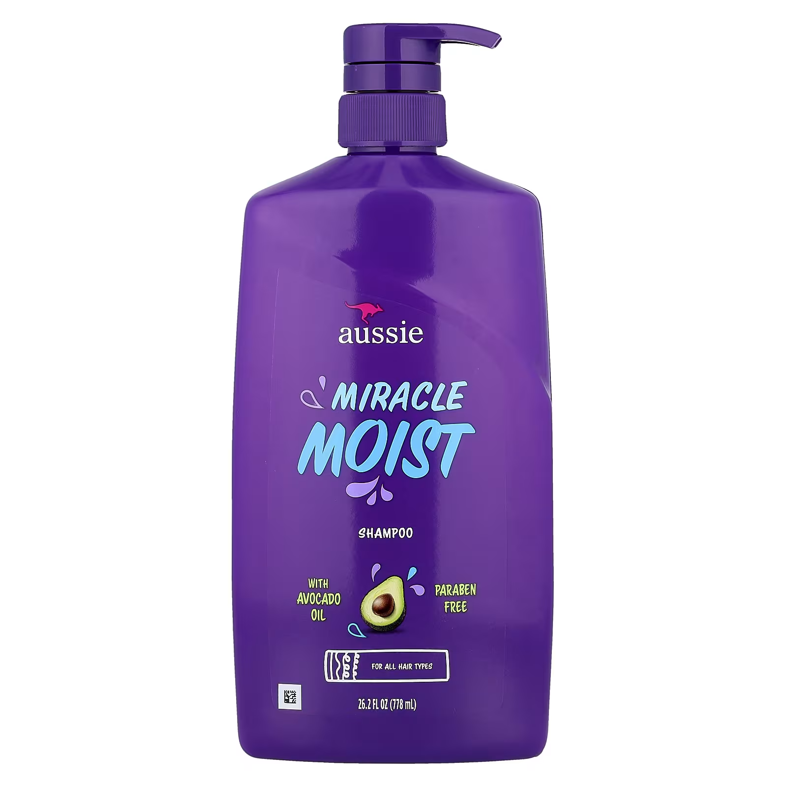 Шампунь для всех типов волос Aussie Miracle Moist с маслом авокадо 778 мл (28057154)