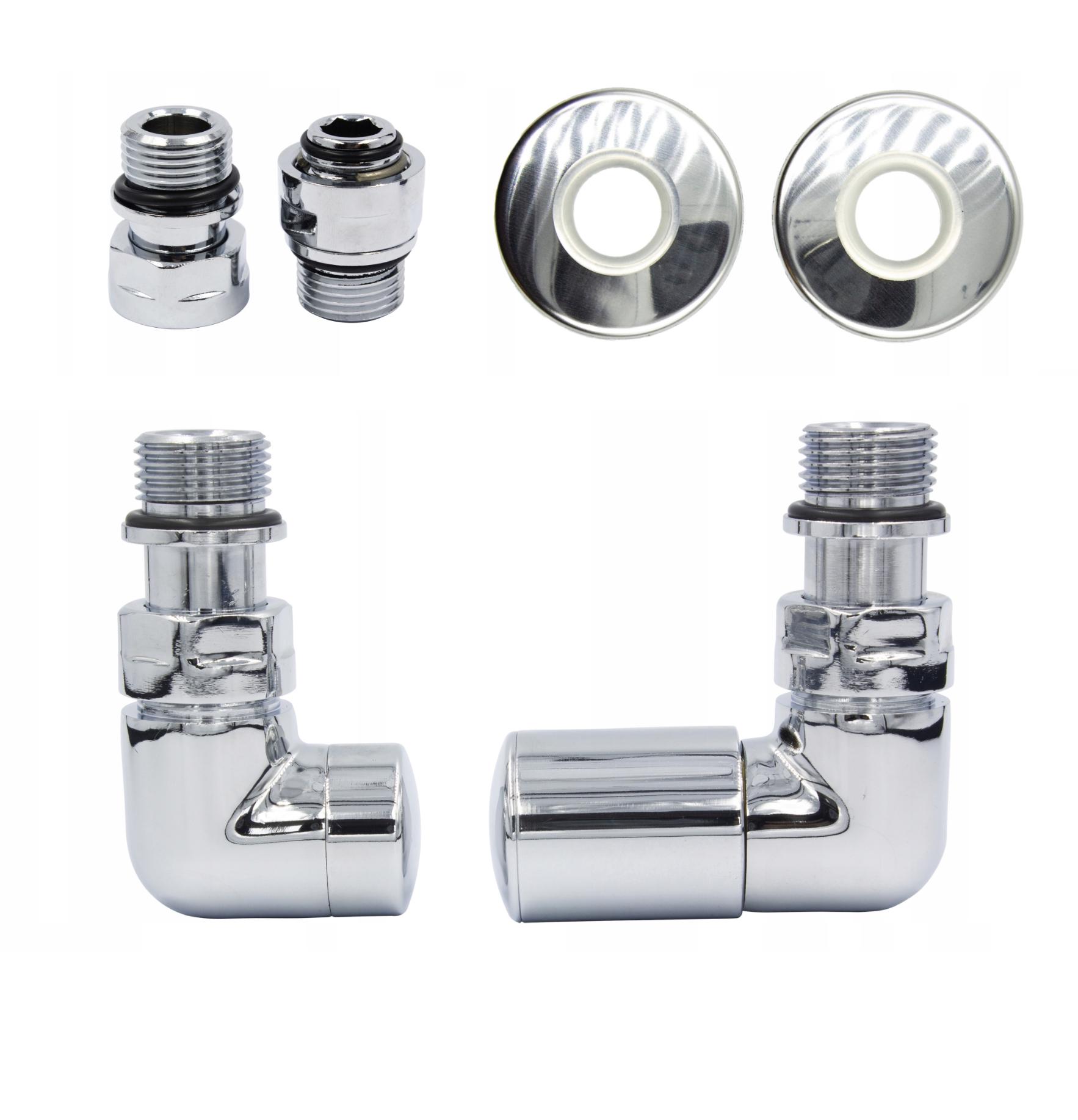 Комплект вентилей Vision левый Chrome (316)