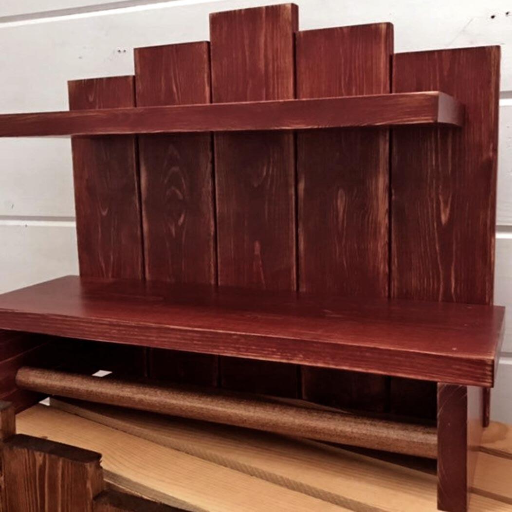 Полка для ванной из дерева Борлер Савоярди (ВНП/015815)