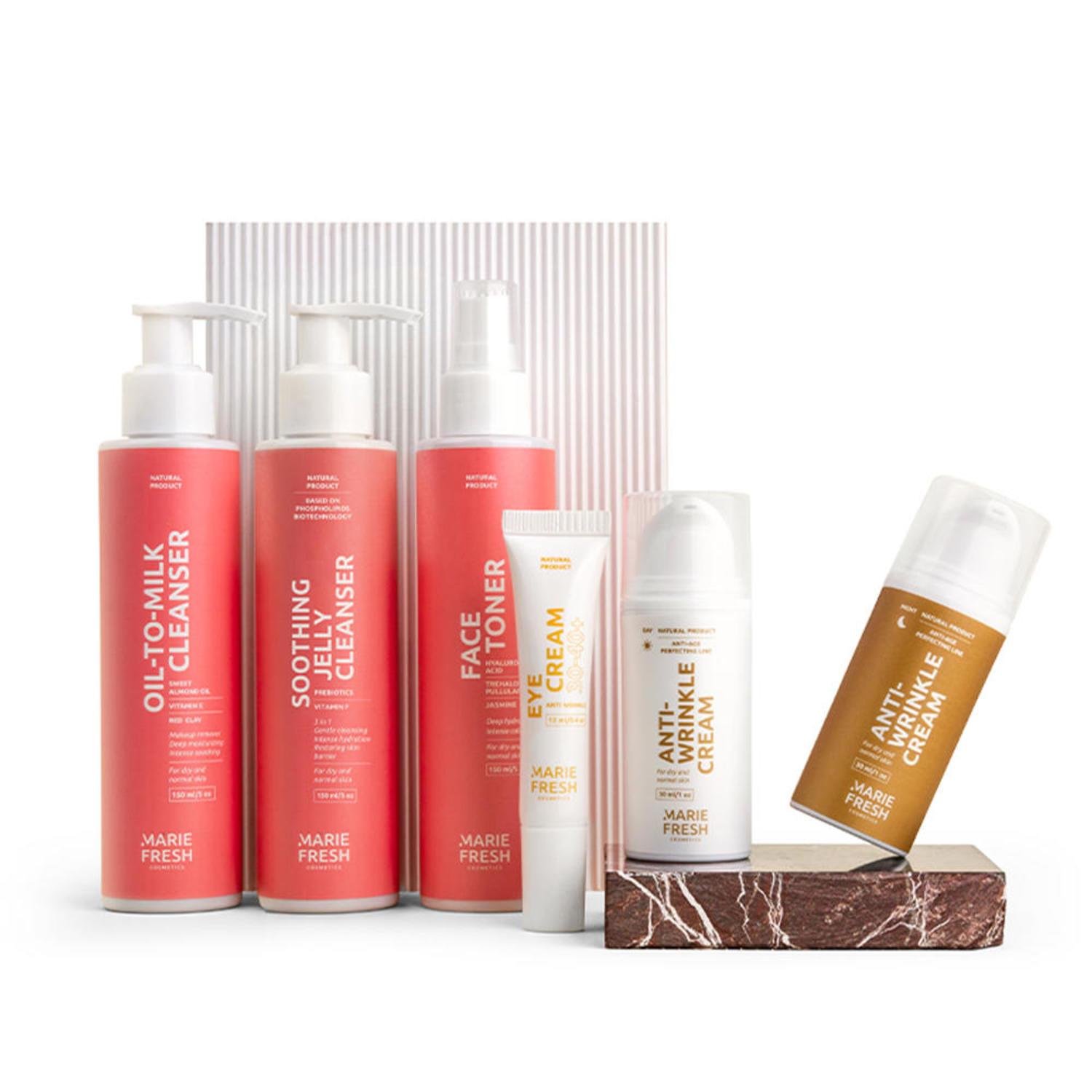 Набір Marie Fresh комплексний догляд за зрілою сухою та нормальною шкірою (4820222772112)