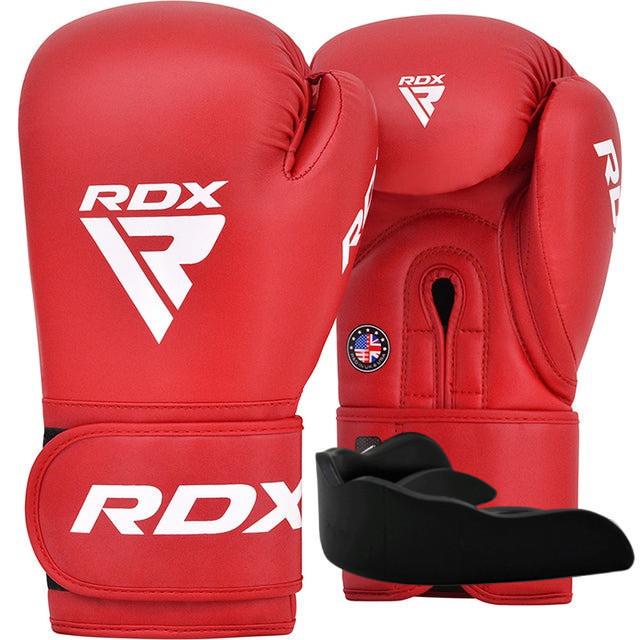 Боксерские перчатки RDX AS2 12 унций капа в комплекте Red (3019812216)