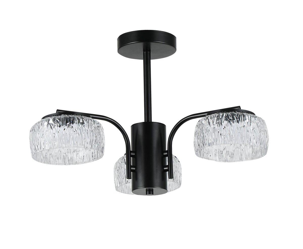 Люстра потолочная Light House SRS-20866/3 плафон прозрачный Черный