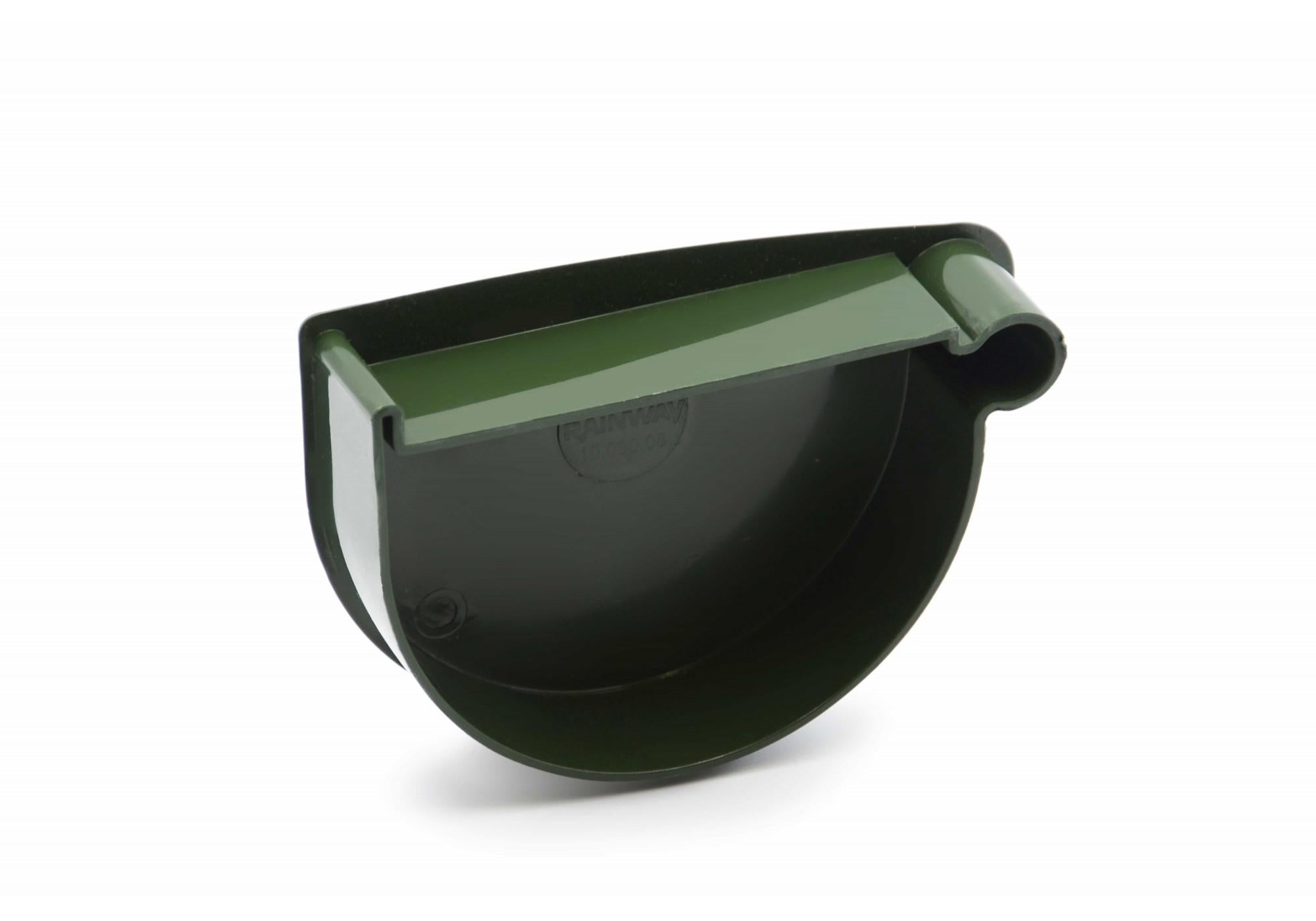 Заглушка воронки RAINWAY правая 90/75 Зеленый (191120231016)