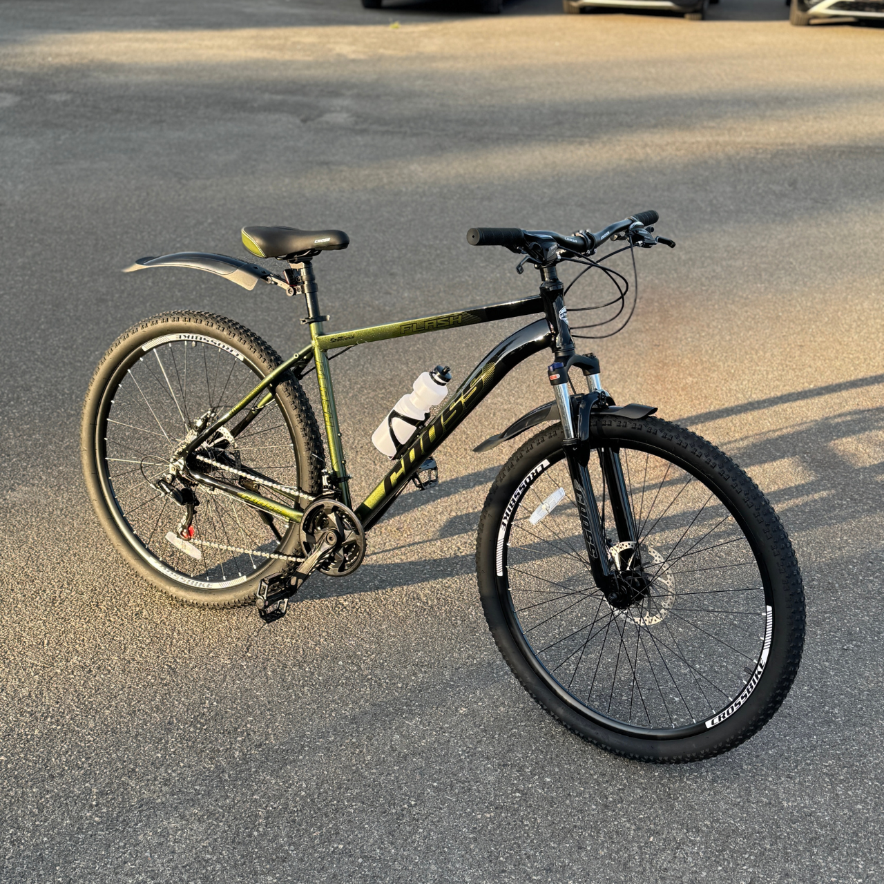 Велосипед Cross 27,5" Flash 2025 Рама-17" Green/Black