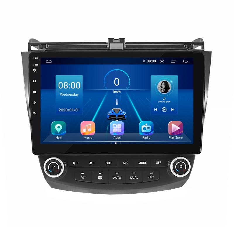 Штатна магнітола 10" Lesko для Honda Accord VII Рестайлинг 2005-2008 Top 6/128 4G WiFi GPS Хонда