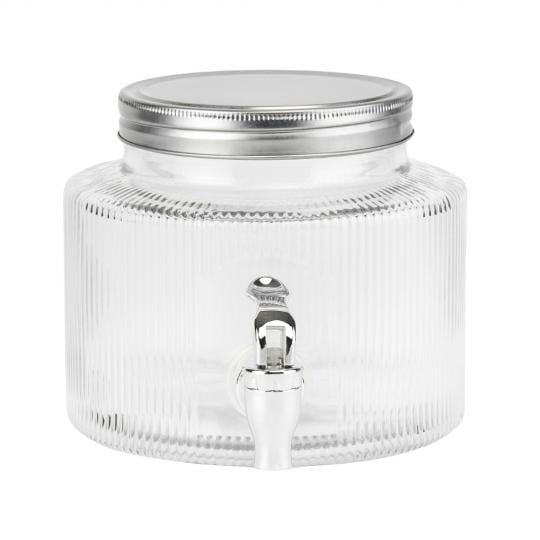 Диспенсер з краном на підставці скляний 2,5 л (90301) - фото 2 Диспенсер з краном на підставці скляний 2,5 л (90301) - фото 2