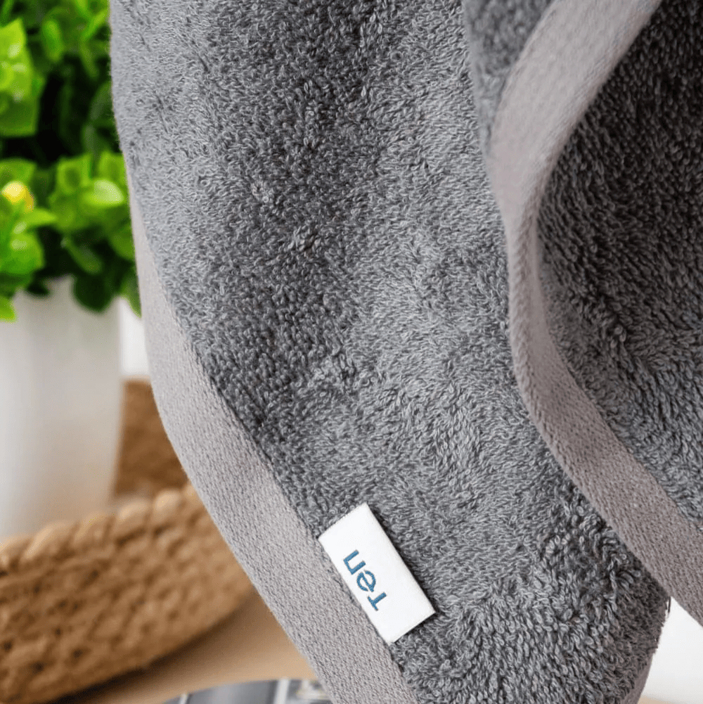 Полотенце махровое плотность 450 г/м2 70х140 см Серый