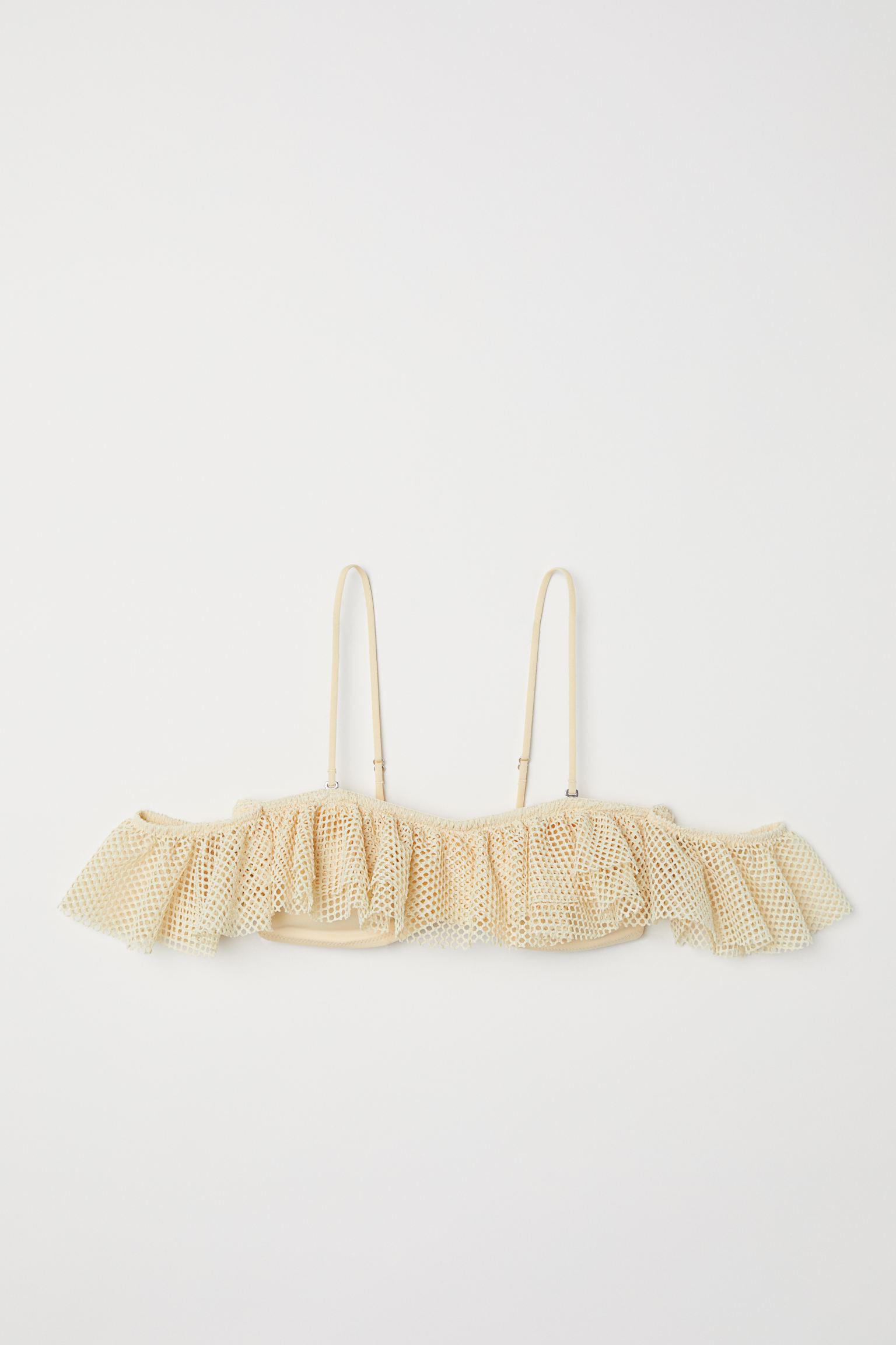 Ліф купальний H&M р. 34 Світло-жовтий (2102600372)