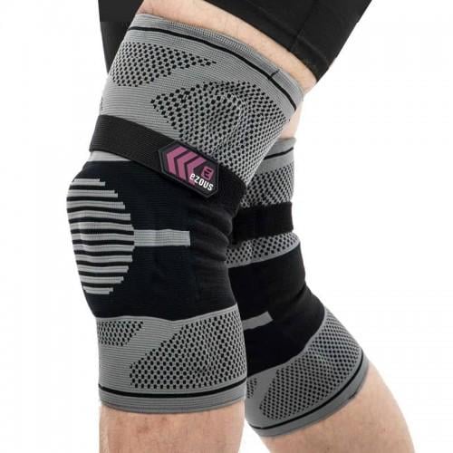 Бандаж наколіник еластичний з фіксуючим ременем Ezous Knee Brace L