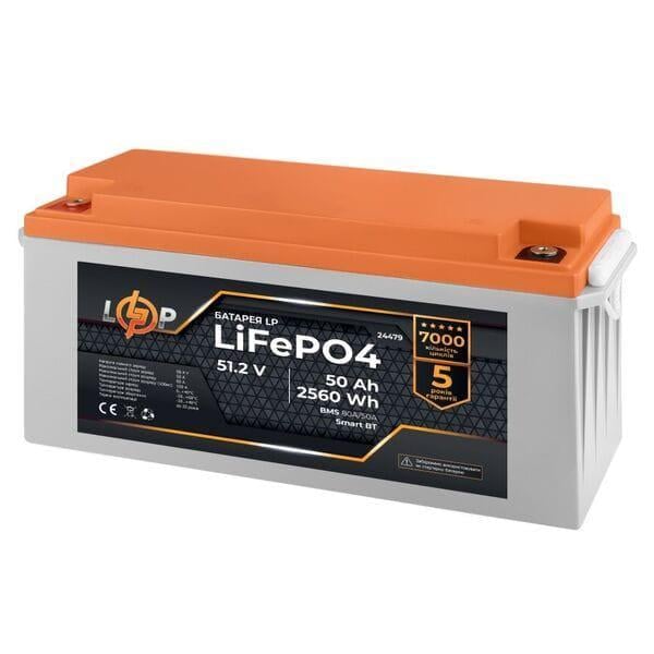 Аккумулятор LogicPower LiFePO4 Smart BT пластик 51,2V 50 Ah 2560 Wh BMS 80/50А (29879719)