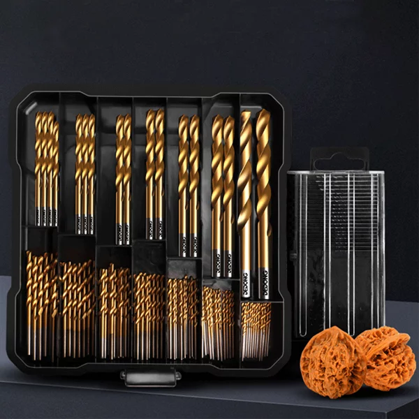 Набор сверл микроспиральных 99 шт. d 1,5-10 мм (D00295) - фото 2 Набор сверл микроспиральных 99 шт. d 1,5-10 мм (D00295) - фото 2