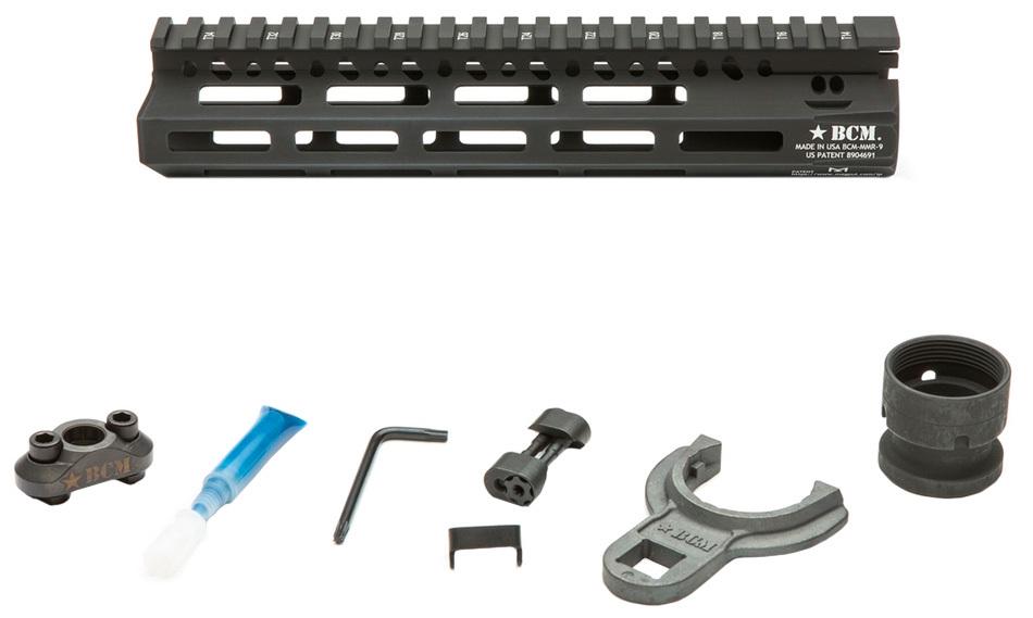 Цевье BCM MCMR-9 M-LOK Compatible Modular Rail Black (6200000103)