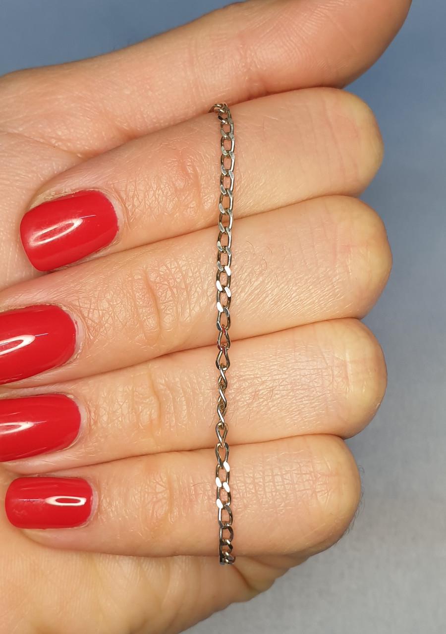 Браслет серебряный Панцирь р. 18 1,8 г Браслет серебряный Панцирь р. 18 1,8 г