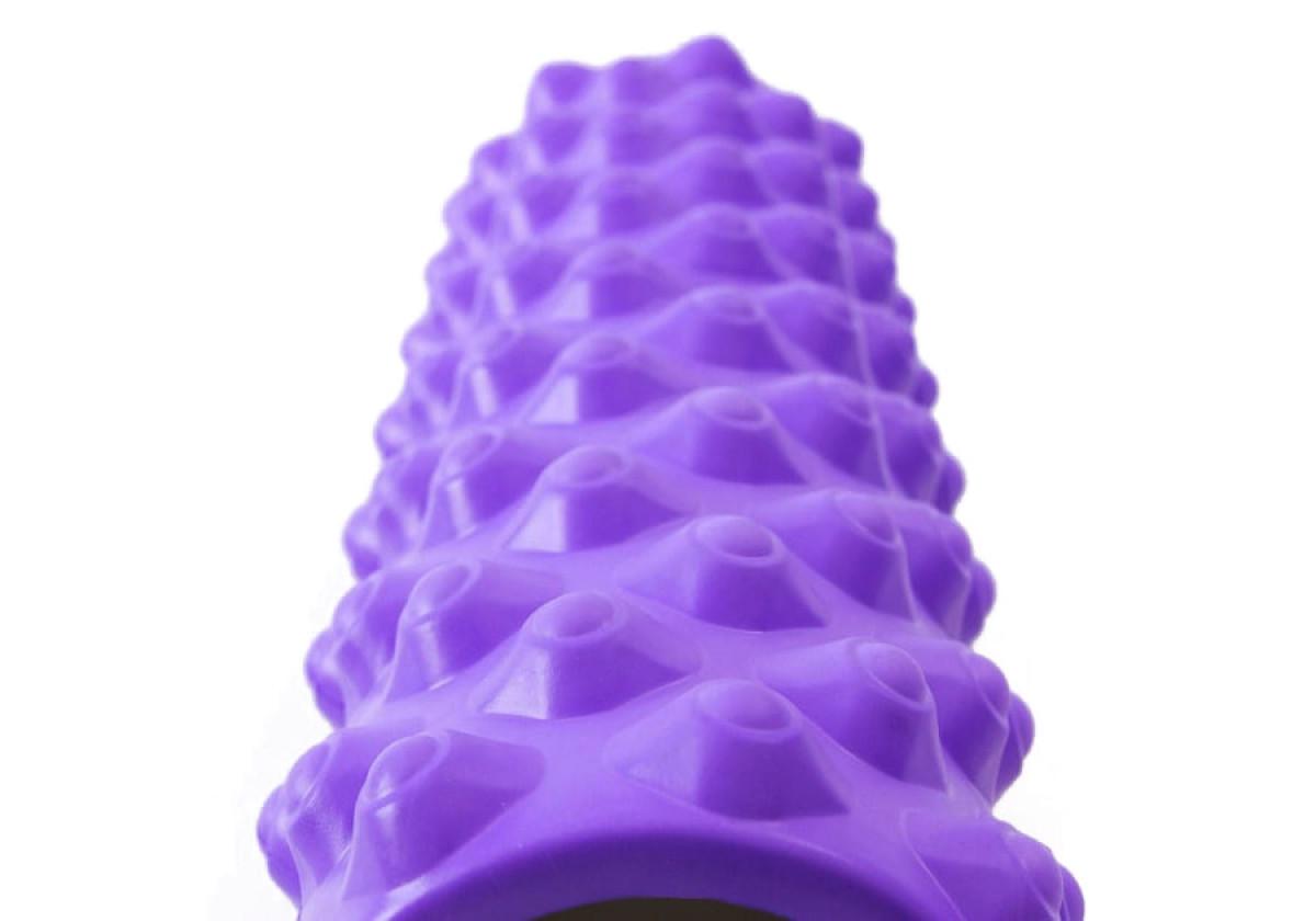 Масажний ролик EasyFit Grid Roller Extreme 45 см Фіолетовий (EF-2051-V) - фото 3