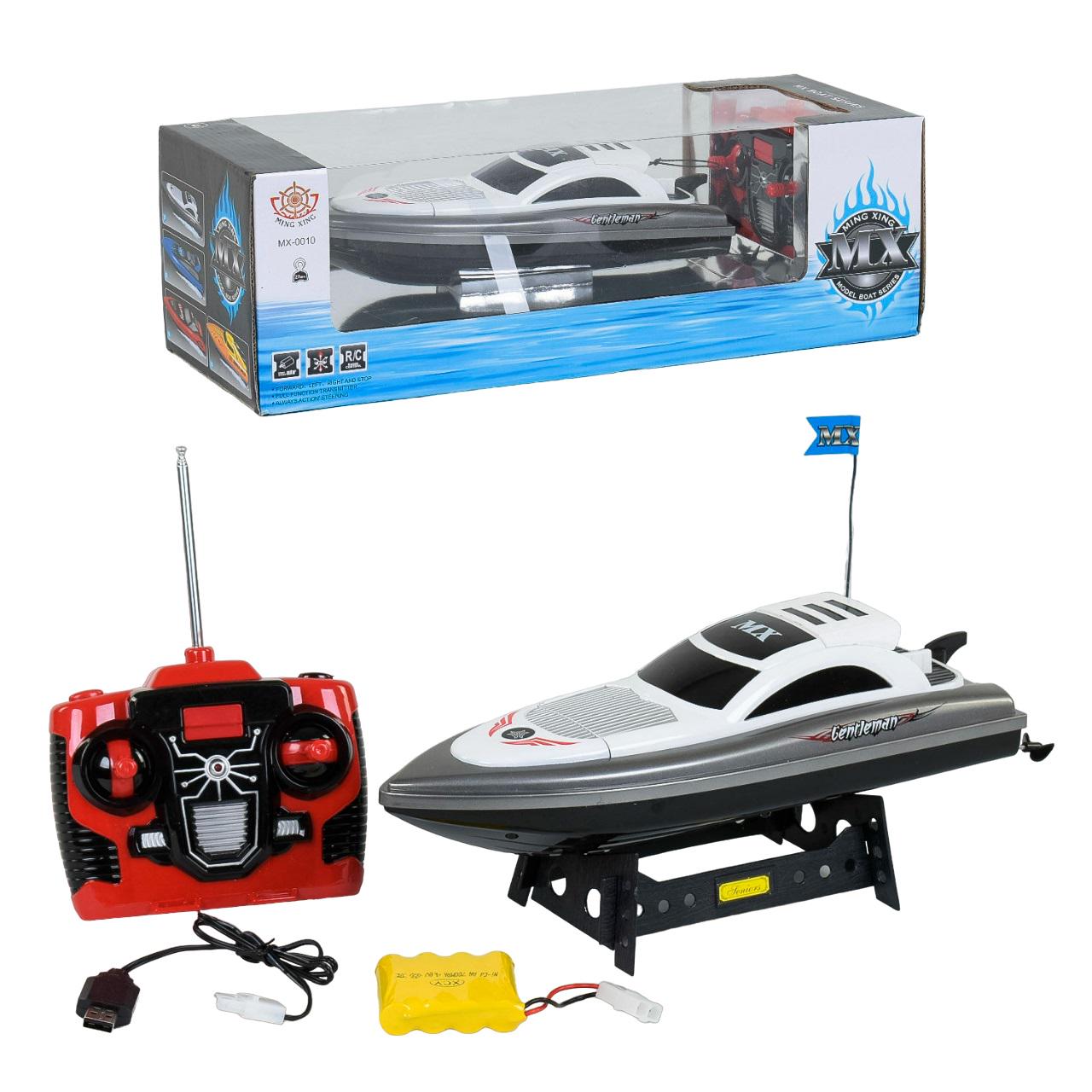 Катер на радіокеруванні ZHI MING XING із акумулятором 4,8V Gray/White (56378) - фото 2 Катер на радіокеруванні ZHI MING XING із акумулятором 4,8V Gray/White (56378) - фото 2