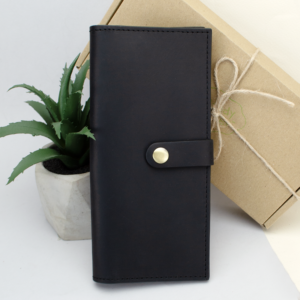 Кошелек мужской кожаный Handycover HC0046 Черный (1240207969)