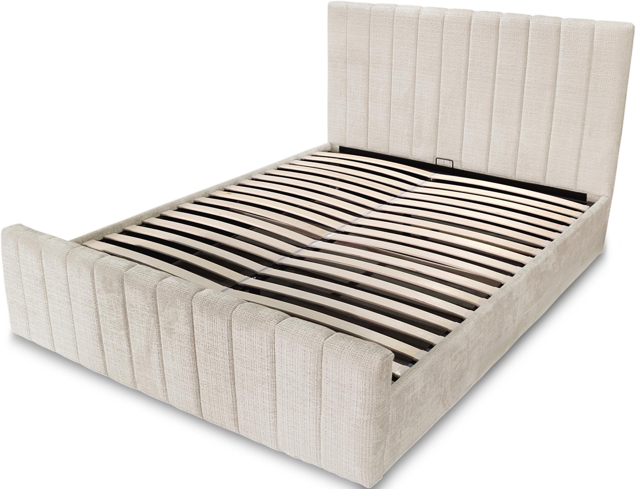 Кровать двуспальная Terra с подъемным механизмом 180х200 см Powder Charm (16129)