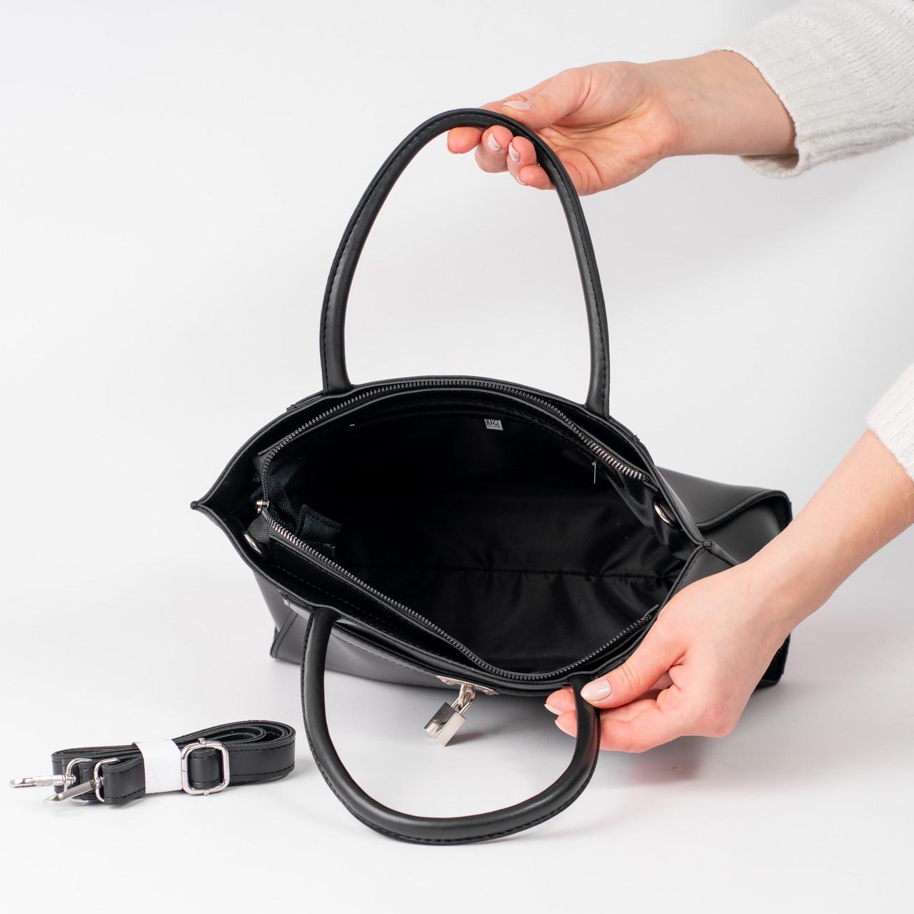 Сумка жіноча тоут XENIA № 24-24 Чорний - фото 3