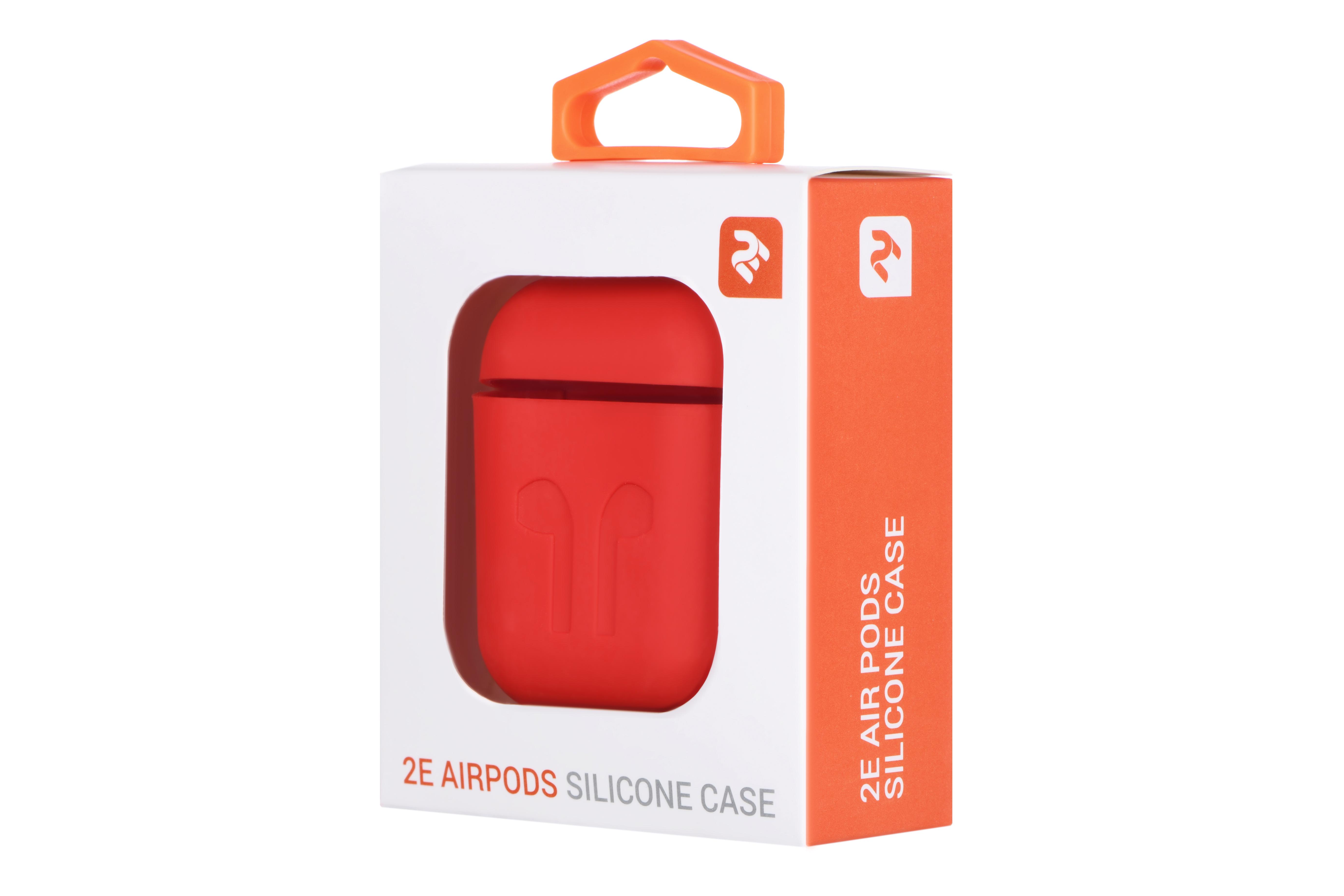 Чохол для навушників 2E для AirPods Pure Color Silicone Imprint 1,5 мм (ERC-2E-AIR-PODS-IBSI-1.5-RRD) - фото 3