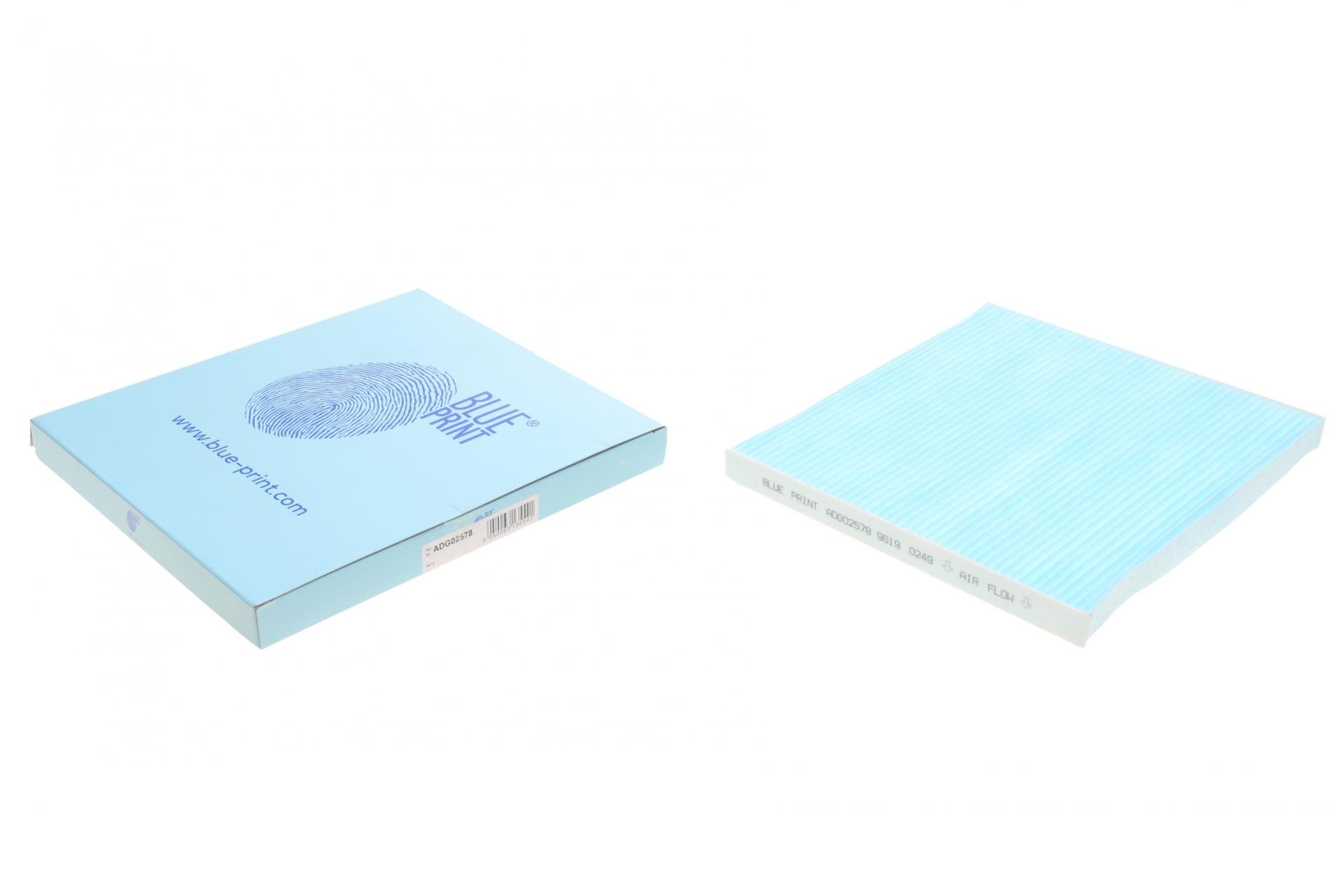 Фильтр салона BLUE PRINT для Hyundai Santa Fe 05-/Sonata 09-/Kia Optima 12- (ADG02578)