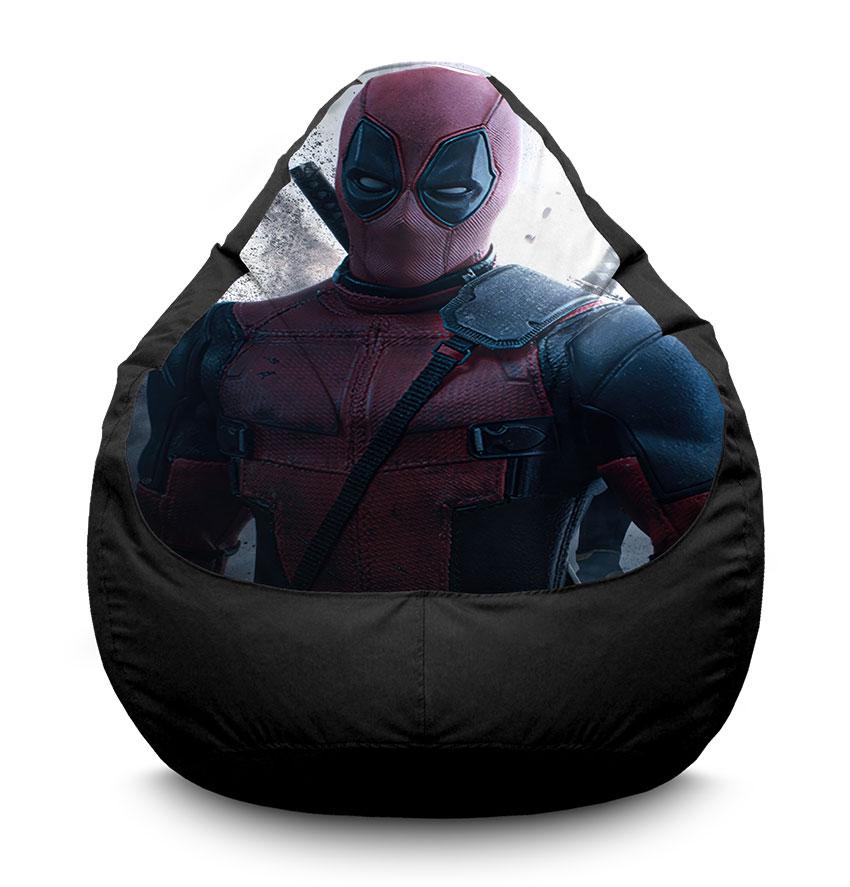 Кресло-мешок iPuff Deadpool Explosion оксфорд XXL 90х125 см Черный (113897-1)