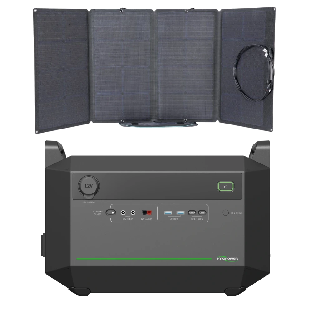 Система автономного питания HYXiPower HYX-EA1000 с EcoFlow 110W Black (27918421)
