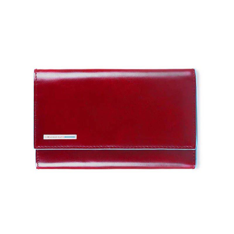Портмоне Piquadro BL Square с отделением для 24 кредитных карт и RFID защитой Red (PD4152B2R_R)