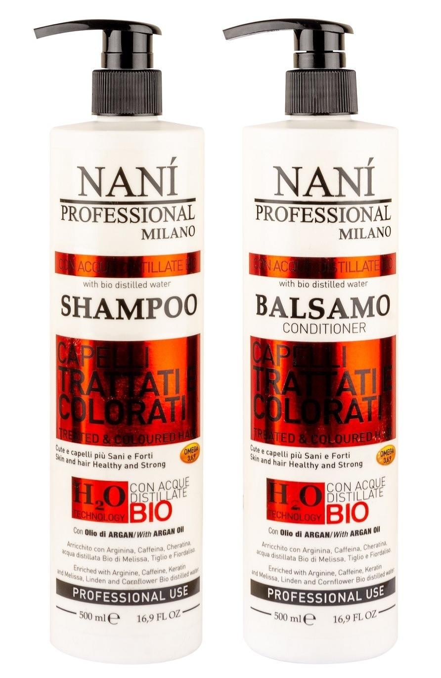 Набор для окрашенных волос Nani Professional Treated&Colour 500 мл + 500 мл (E-00230N)