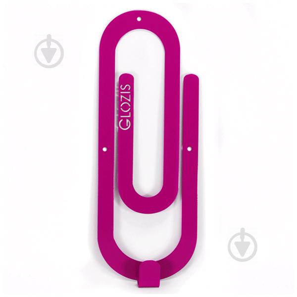 Вешалка настенная Крючок Glozis Clip Purple H-015 26 х 10 см Вешалка настенная Крючок Glozis Clip Purple H-015 26 х 10 см