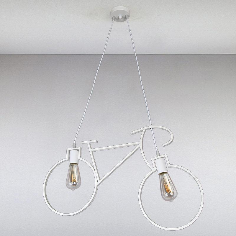 Люстра подвесная Light House LS-13941/2 WH на две лампы Белый