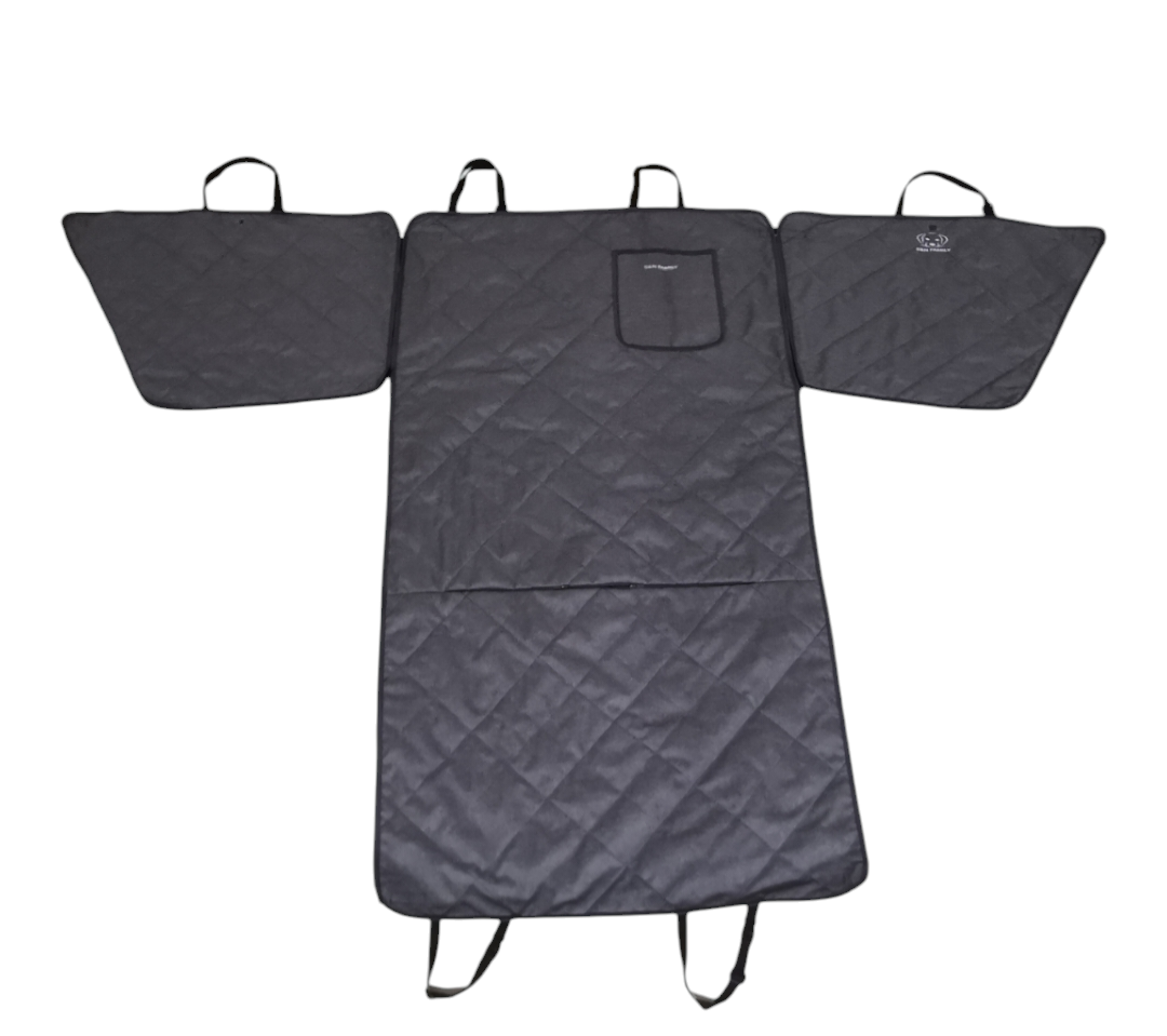 Автогамак трансформер в авто S&N FAMILY для перевозки собак 155х135 см Черный - фото 2