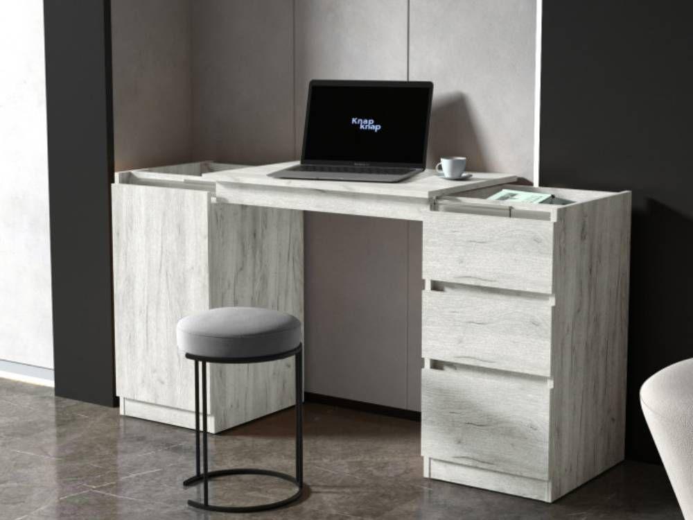 Стол-комод трансформер Knap Frenzy World 143,2х45х75 см Дуб крафт белый (S202002211) - фото 4