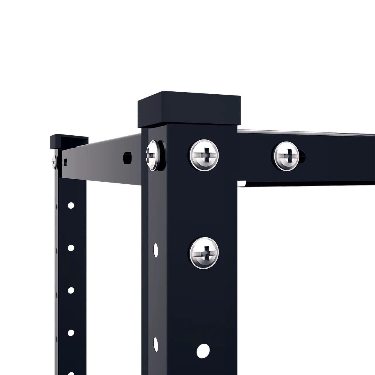 Стелажі металеві 4 штуки 180х320х40 см МДФ/ДСП 175 кг на одну полицю крашені 5 полиць х4 Чорний - фото 3