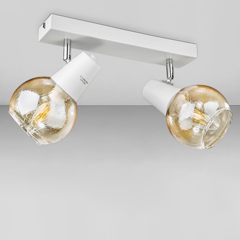 Люстра стельова Light House DL-18382/2 Білий/Шампань Люстра стельова Light House DL-18382/2 Білий/Шампань