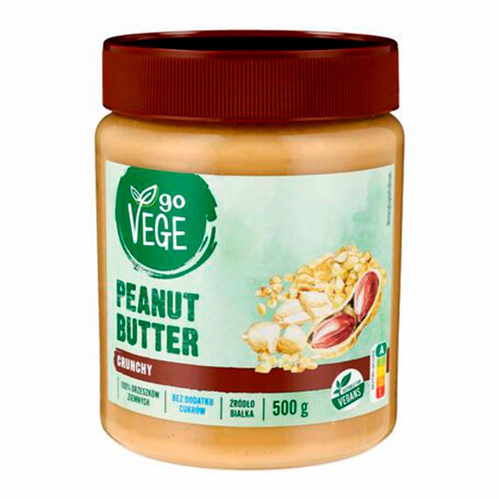 Паста арахісова Go Vege Penut Butter CRUNCHY 500 г (2305805846)