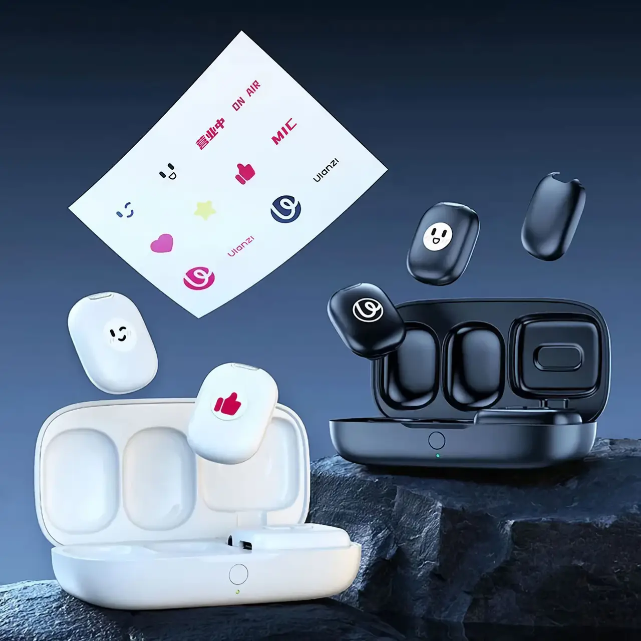 Микрофонная система беспроводная Ulanzi Vijim A30 Tiny Microphone UV-A013GBW1 White - фото 4