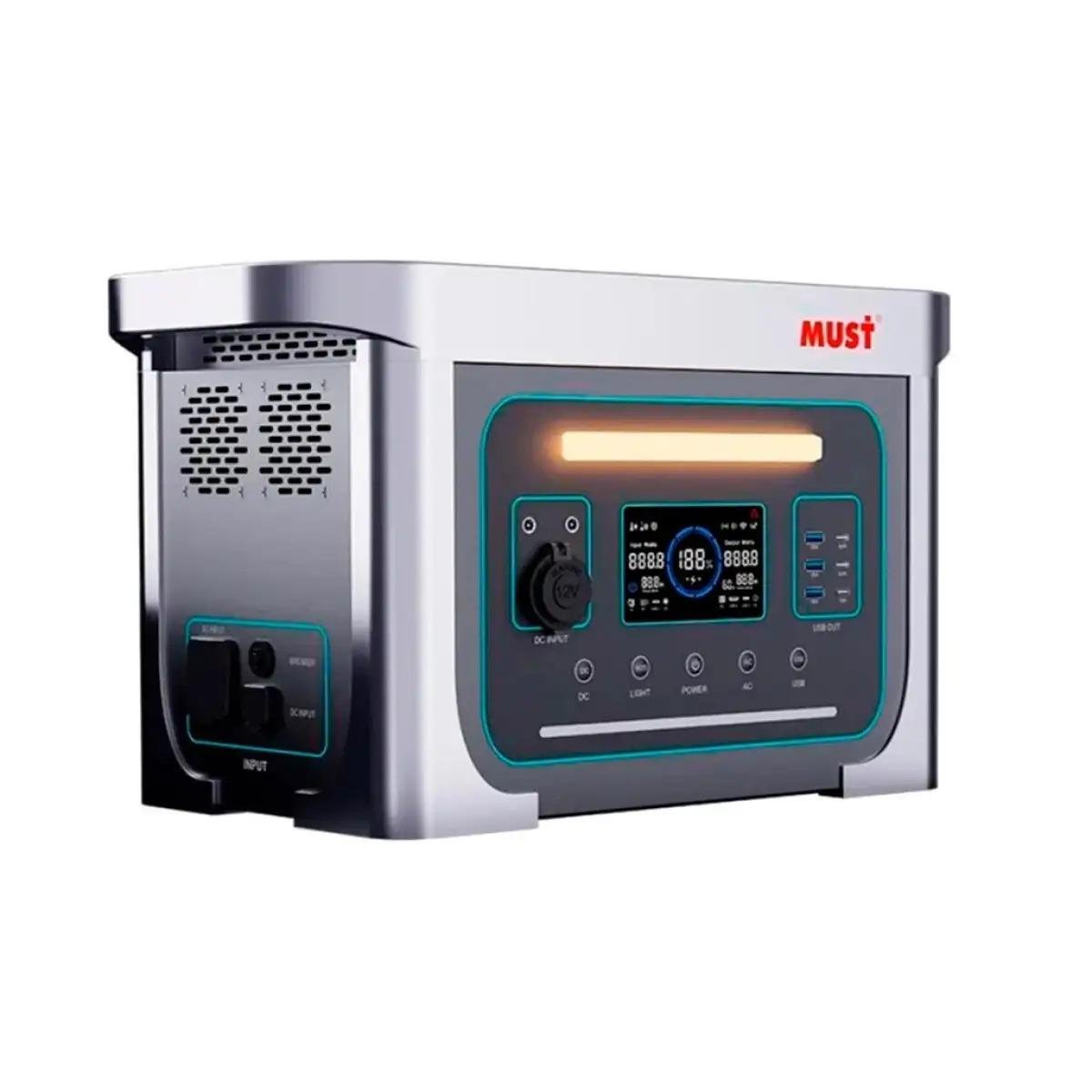 Зарядна станція портативна Must EM1024S LiFePO4 1000 Вт 1280 Вт/год (29527163)