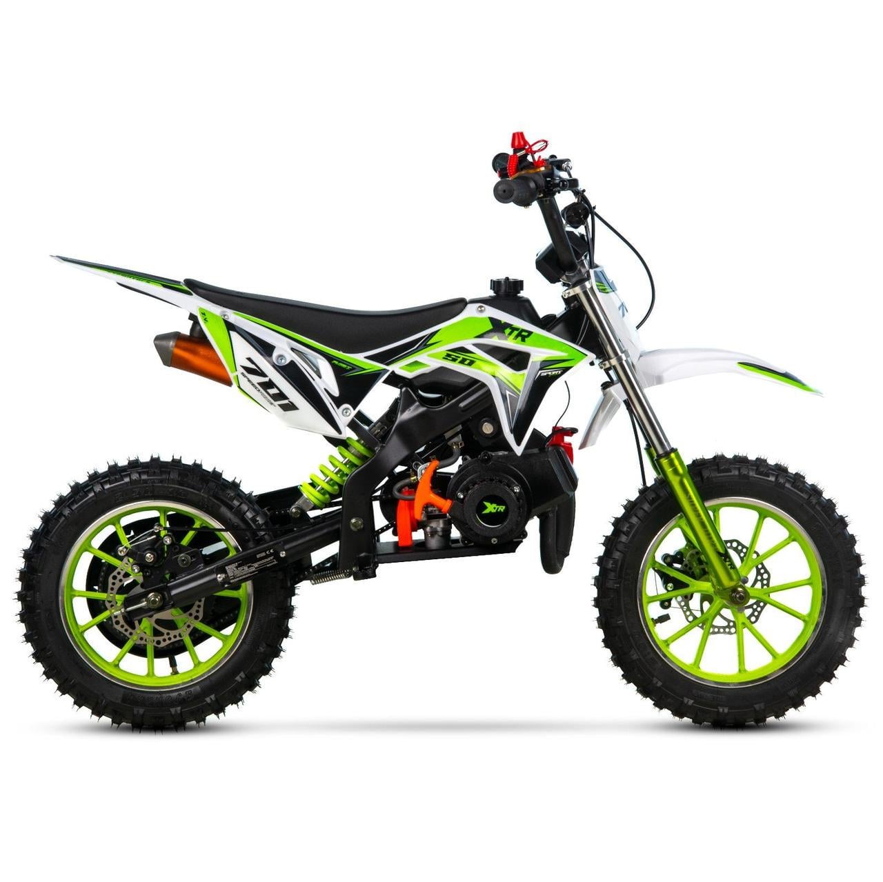 【新品】RENAULT WOODY TRAINEE-BIKE グリーン ᐉ Мотоцикл мини XTR CROSS 701 50СМ3 Зеленый (2391721162) • Купить
