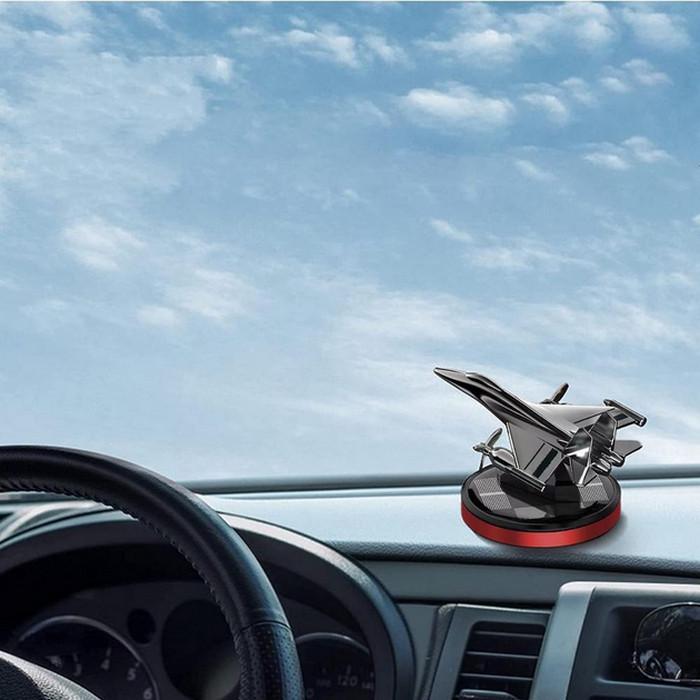 Ароматизатор автомобильный Самолет-истребитель на солнечной батарее Red (4714-Leader) - фото 4 Ароматизатор автомобильный Самолет-истребитель на солнечной батарее Red (4714-Leader) - фото 4