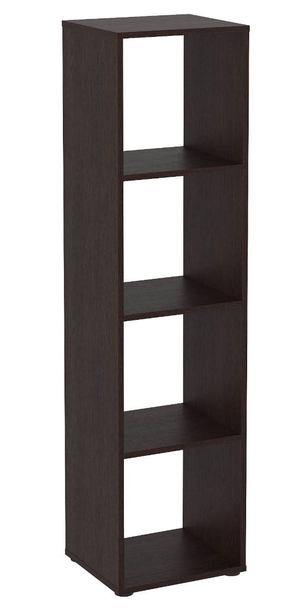 Стеллаж Компанит КШ 23 37,4х33х145 см Венге темный (66f00bbee46f9163b52626e0)