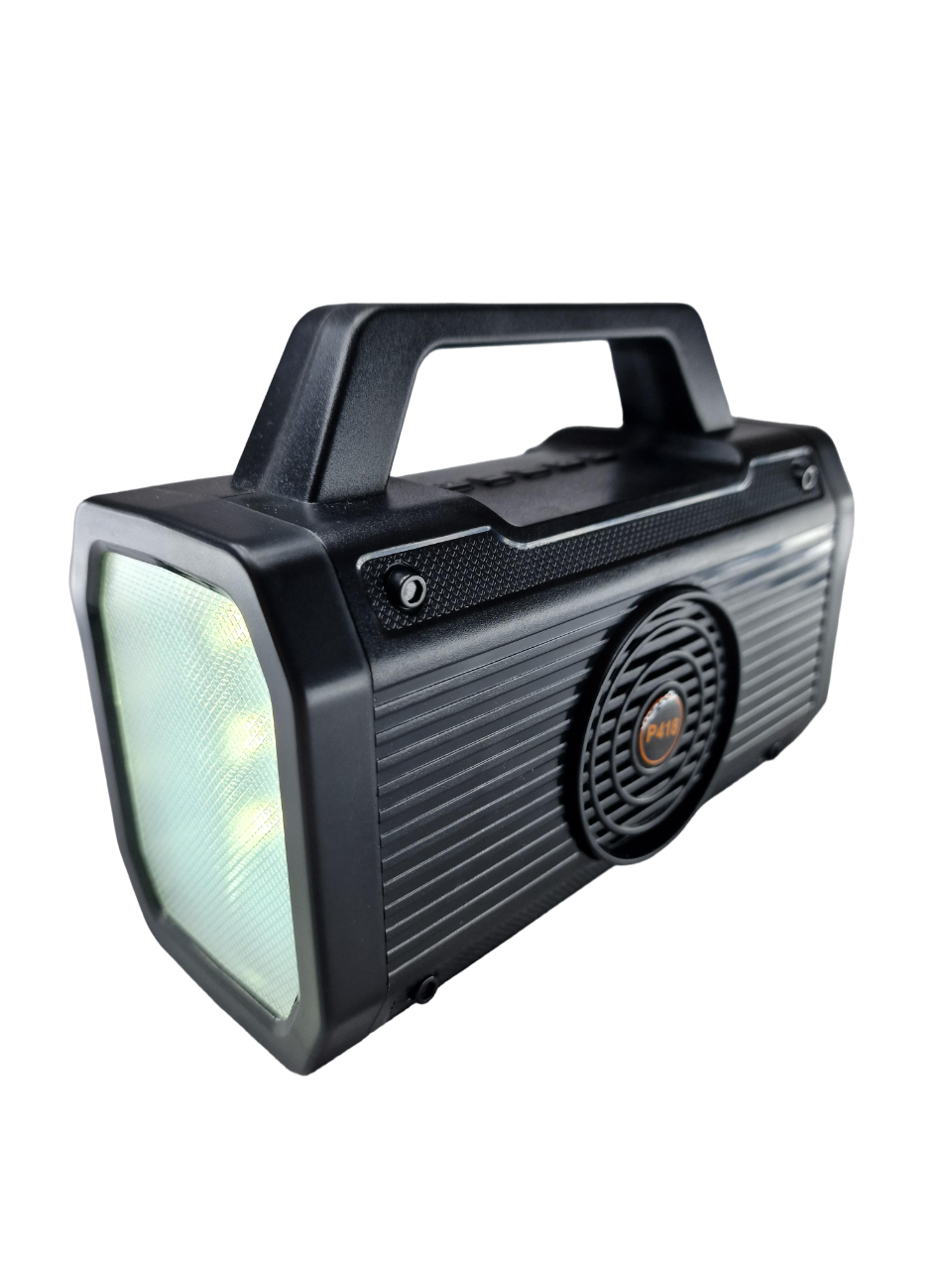 Фонарь Portable Speaker P418 с солнечной панелью и FM-радио 8W Черный