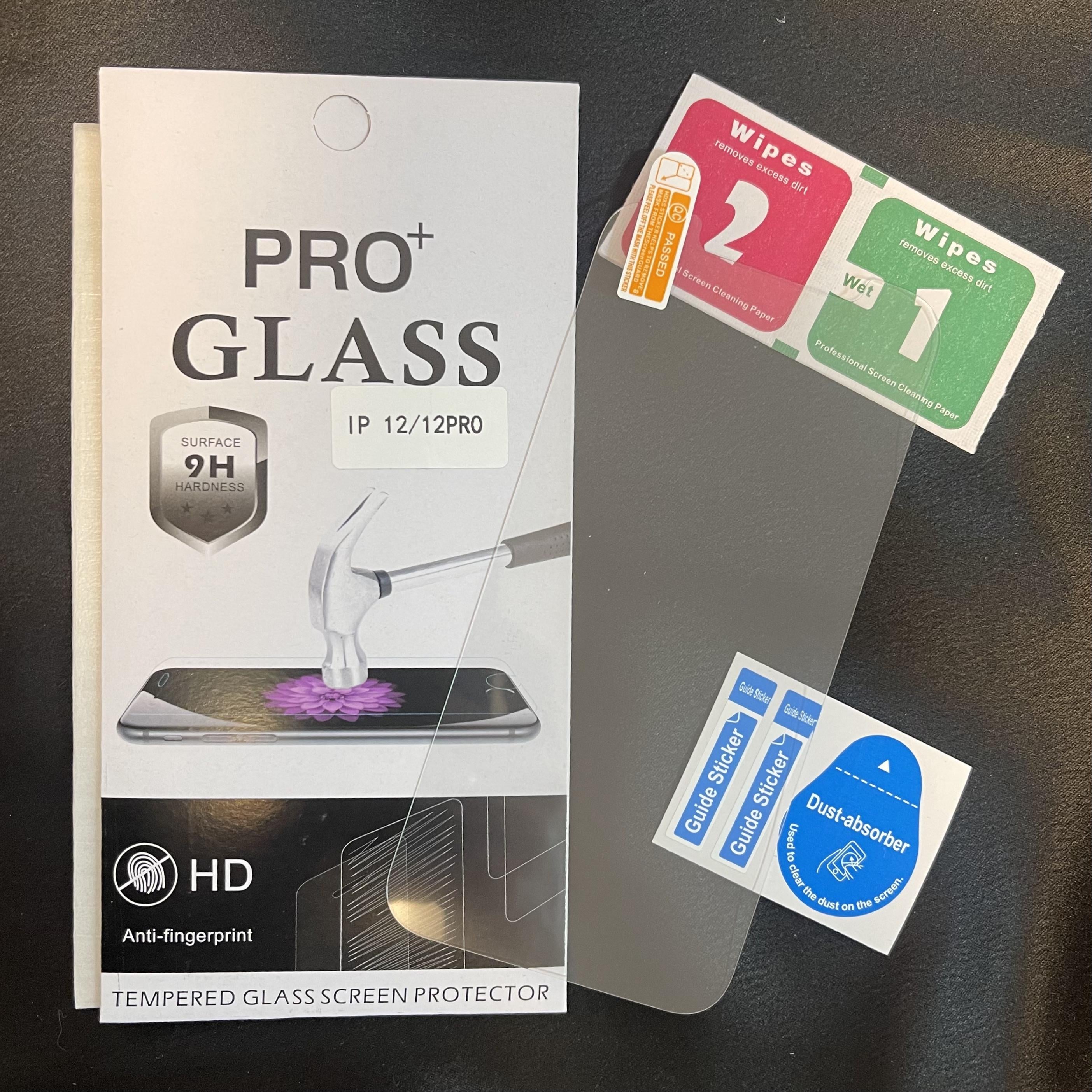 Защитное стекло Glass Pro для iPhone 12 Plus прочностью 9Н