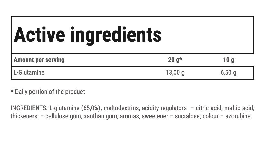 Глютамін для спорту Trec Nutrition Glutamine High Speed Orange Grapefruit 400 г/20 servings (000021212) - фото 2