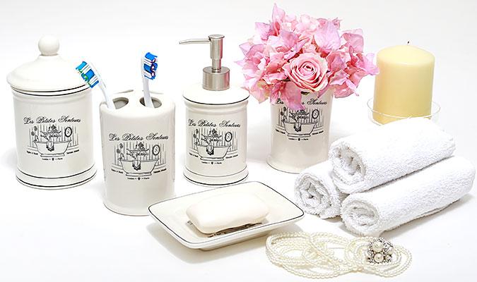 Підставка Le Bain Silver Ø8,7х13,4 см для зубних щіток фарфор (BD-855-143) - фото 3 Підставка Le Bain Silver Ø8,7х13,4 см для зубних щіток фарфор (BD-855-143) - фото 3