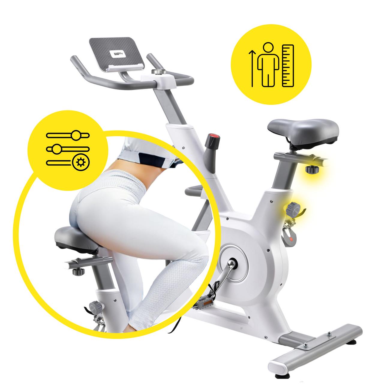 Велотренажер спиннинговый Cornix Eliza White/Grey (2671077771) - фото 8