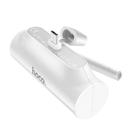 Портативное зарядное устройство Hoco Straight with Micro 4000 mAh White (84aa19b4)
