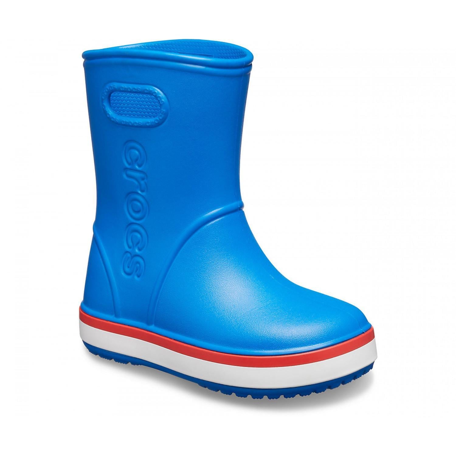 Сапоги детские резиновые Crocs Kids Crocband Rain Boot р. 11/28 18 см Bright Cobalt/Flame (12279854) Сапоги детские резиновые Crocs Kids Crocband Rain Boot р. 11/28 18 см Bright Cobalt/Flame (12279854)