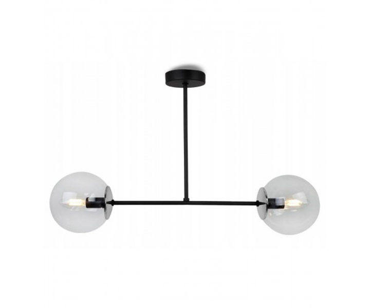 Подвесной светильник Tuluza 2 D20 E27 Chrome/Transparent (PL-0002804 M/TRANSPARENT Chrome)